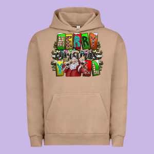 Merry Christmas Yall Urban Hoodie Designed By Cowhidedigitalart