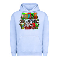 Pigment Grape Ice merry christmas yall Urban Hoodie - CowhideDigitalArt