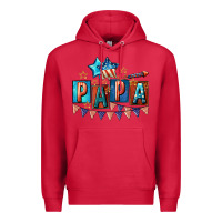 Cardinal American Papa 4th of july Premium Hoodie - CowGirlArtShop