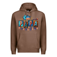 Chestnut American Papa 4th of july Premium Hoodie - CowGirlArtShop