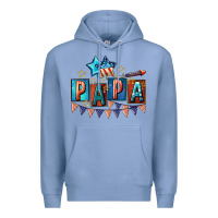 Colony Blue American Papa 4th of july Premium Hoodie - CowGirlArtShop