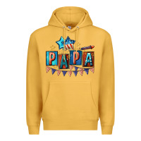 Mustard American Papa 4th of july Premium Hoodie - CowGirlArtShop