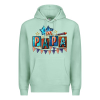 Seafoam American Papa 4th of july Premium Hoodie - CowGirlArtShop