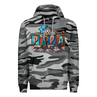 Slate Camo American Papa 4th of july Premium Hoodie - CowGirlArtShop