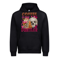 Foreset Green coffee is my valentine skull Urban Hoodie - FaDigitalArtStudio