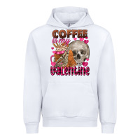 White coffee is my valentine skull Urban Hoodie - FaDigitalArtStudio