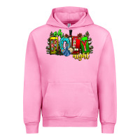 Fuchsia Pink oh holy night Urban Hoodie - CowhideDigitalArt