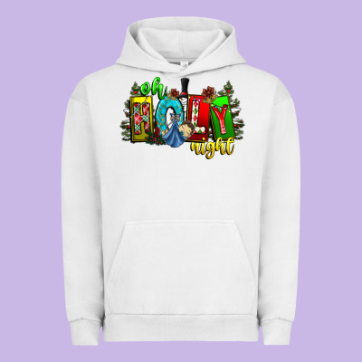 Oh Holy Night Urban Hoodie Designed By Cowhidedigitalart