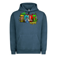 Pigment Midnight Navy oh holy night Urban Hoodie - CowhideDigitalArt