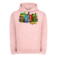 Pigment Salmon oh holy night Urban Hoodie - CowhideDigitalArt