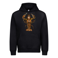 Black crawfish Urban Hoodie - FaDigitalArtStudio