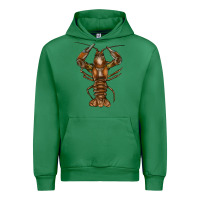 Emerald crawfish Urban Hoodie - FaDigitalArtStudio