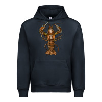 Navy crawfish Urban Hoodie - FaDigitalArtStudio