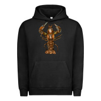 Pigment Black crawfish Urban Hoodie - FaDigitalArtStudio