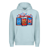 Blue Mist American mom Premium Hoodie - Neo Western