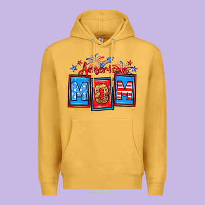 American Mom Premium Hoodie Designed By Neo Western