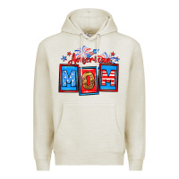 Oatmeal Heather American mom Premium Hoodie - Neo Western