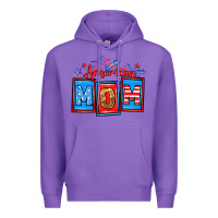 Purple American mom Premium Hoodie - Neo Western