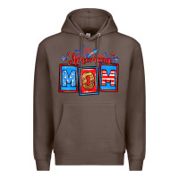 Coffee American mom Premium Hoodie - Neo Western