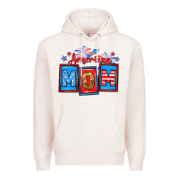 Pale Pink American mom Premium Hoodie - Neo Western