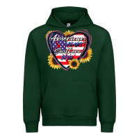 Forest Green American heart southern soul Urban Hoodie - CowGirlArtShop