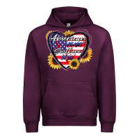 Mauve Wine American heart southern soul Urban Hoodie - CowGirlArtShop