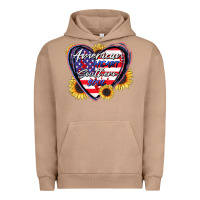 Pigment Burro American heart southern soul Urban Hoodie - CowGirlArtShop
