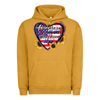 Pigment Peanut Butter American heart southern soul Urban Hoodie - CowGirlArtShop