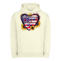 Pigment Pistachio American heart southern soul Urban Hoodie - CowGirlArtShop