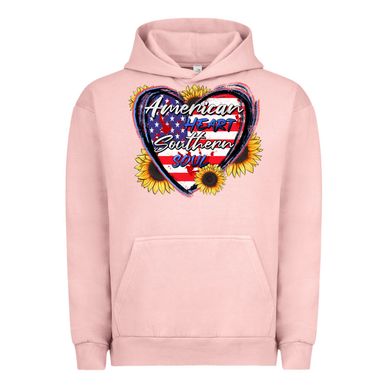 American Heart Southern Soul Urban Hoodie by CowGirlArtShop | Teevron