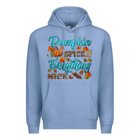 Colony Blue pumpkin spice everything nice Premium Hoodie - HRA Design Shop