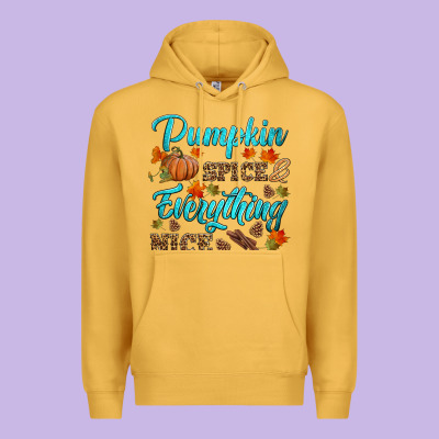 Pumpkin Spice Everything Nice Premium Hoodie Designed By Hra Design Shop