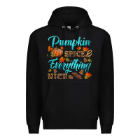 Black pumpkin spice everything nice Premium Hoodie - HRA Design Shop