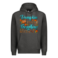 Charcoal Heather pumpkin spice everything nice Premium Hoodie - HRA Design Shop