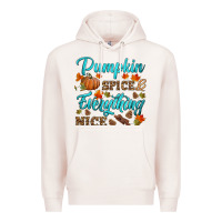 Pale Pink pumpkin spice everything nice Premium Hoodie - HRA Design Shop