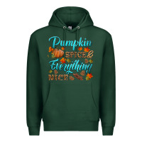 Sports Green pumpkin spice everything nice Premium Hoodie - HRA Design Shop