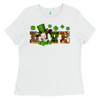 White st patricks love heifer Ladies Tee - Artiststas