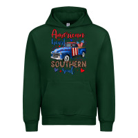 Forest Green American heart southern soul truck Urban Hoodie - Neo Western