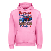 Fuchsia Pink American heart southern soul truck Urban Hoodie - Neo Western