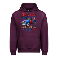 Mauve Wine American heart southern soul truck Urban Hoodie - Neo Western