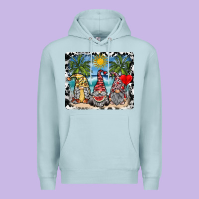 Summer Gnome Mousepad Premium Hoodie Designed By Sublimationcraftshop
