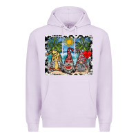 Lilac summer gnome mousepad Premium Hoodie - SublimationCraftShop