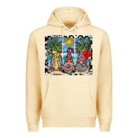 Pina Colada summer gnome mousepad Premium Hoodie - SublimationCraftShop
