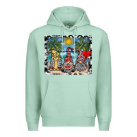 Seafoam summer gnome mousepad Premium Hoodie - SublimationCraftShop