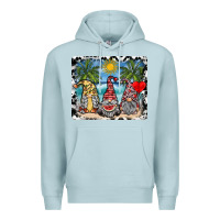 Blue Mist summer gnome mousepad Premium Hoodie - SublimationCraftShop