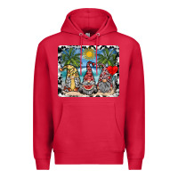 Cardinal summer gnome mousepad Premium Hoodie - SublimationCraftShop