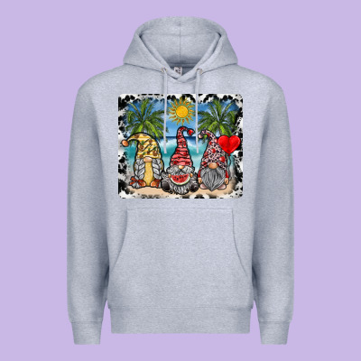 Summer Gnome Mousepad Premium Hoodie Designed By Sublimationcraftshop