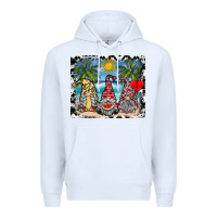 White summer gnome mousepad Premium Hoodie - SublimationCraftShop