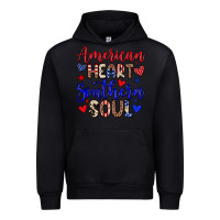 Black American heart southern soul Urban Hoodie - Neo Western