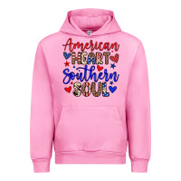 Fuchsia Pink American heart southern soul Urban Hoodie - Neo Western